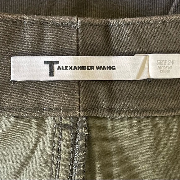 Alexander Wang Cotton Canvas Leather Jean Skirt - Picture 7 of 10